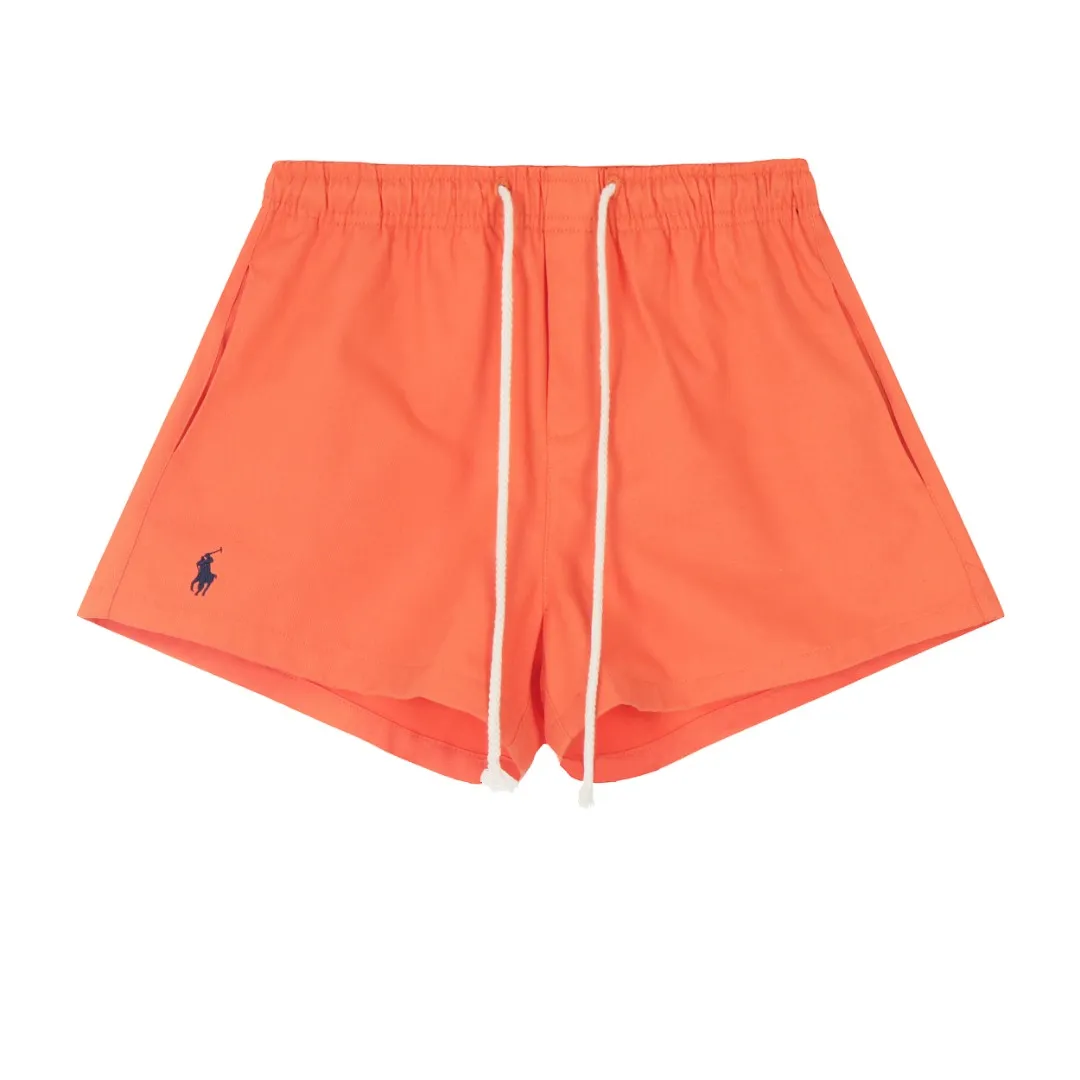 🅿️156 "Top Quality" Style No.: D001# [Ralph Lauren Paul small label war horse basic women's shorts] ✅Slim and sexy slim-fitting style for hot girls to show off the figure. Ten colorful colors. ✅Summer fresh, classic and versatile drawstring basic classic shorts. ✅Lazy style must-have item. The upper body has a fresh feeling. ✅Pure cotton twill wash, fermentation wash treatment, retro and texture. ✅Specially for platform live broadcast. Wholesale entities. Summer running style ✅Simple and easy to match, light American style, super great ✅Summer standard, small and sexy is YYDS, a must for petite girls. Color: light blue white dark green orange light green colored blue yellow pink khaki black Size: S-L #Elastic waistline can be stretched